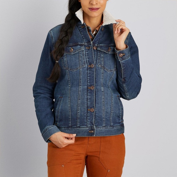 Duluth Trading Co Jackets & Blazers - Duluth Trading Co. Women's Sherpa Lined Denim Jacket